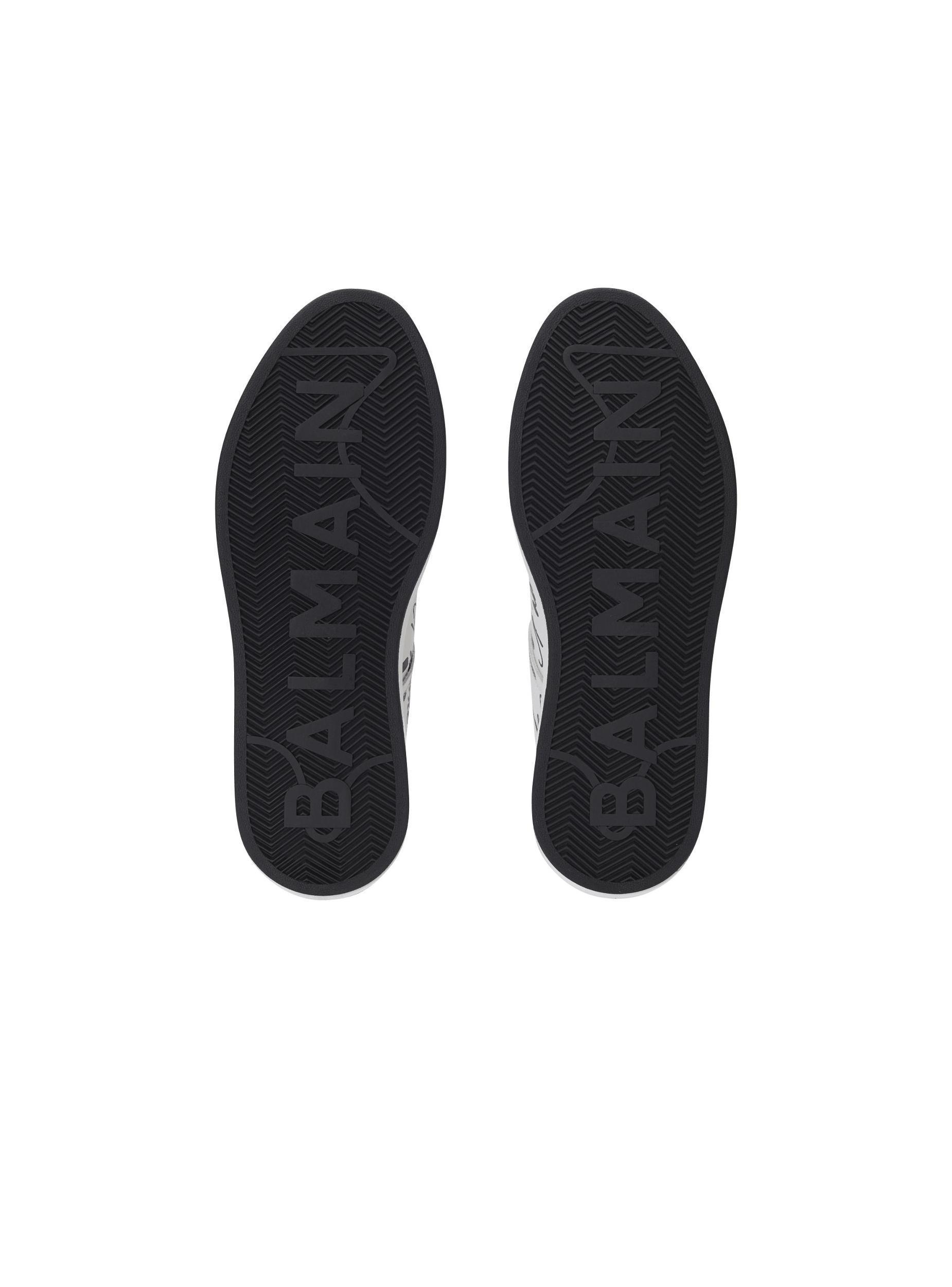 B-Court printed calfskin trainers  Product Image