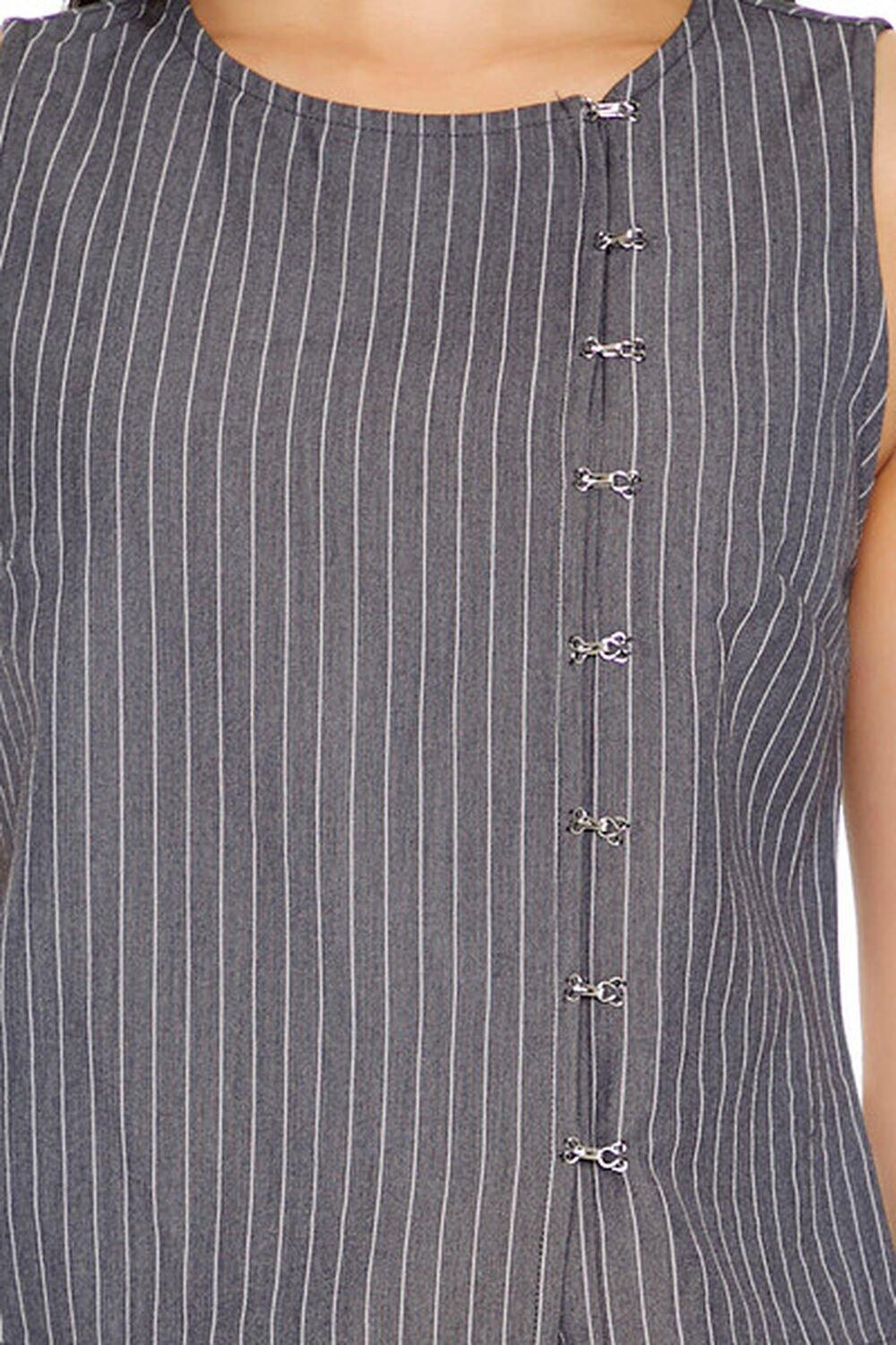 Pinstriped Sleeveless Top | Forever 21 Product Image