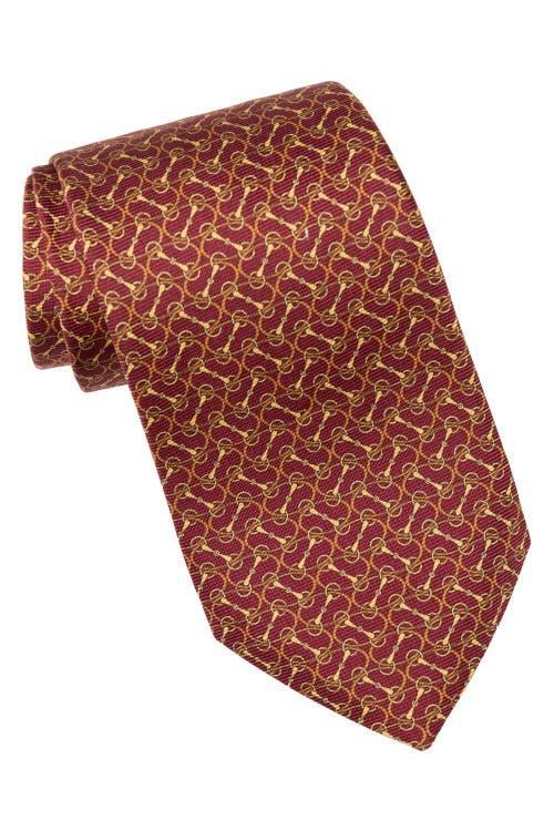 Elizabetta Palio - Printed Silk Tie for Men in Brown at Nordstrom Product Image