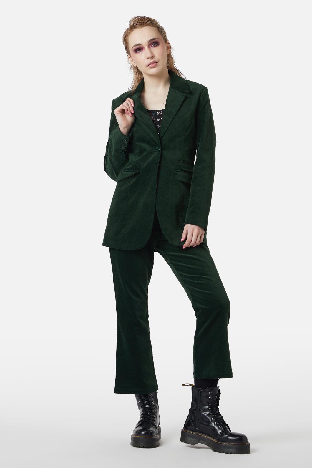 At The Alter Velvet Blazer Product Image
