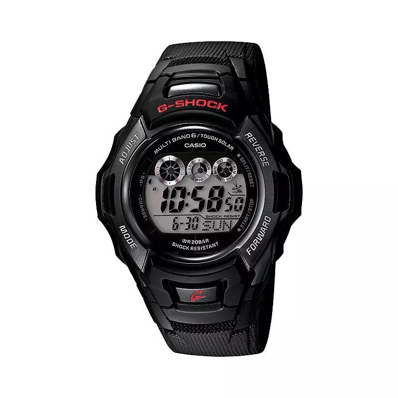 Casio Mens G-Shock Tough Solar Atomic Digital Chronograph Watch - GWM530A-1, Black Product Image