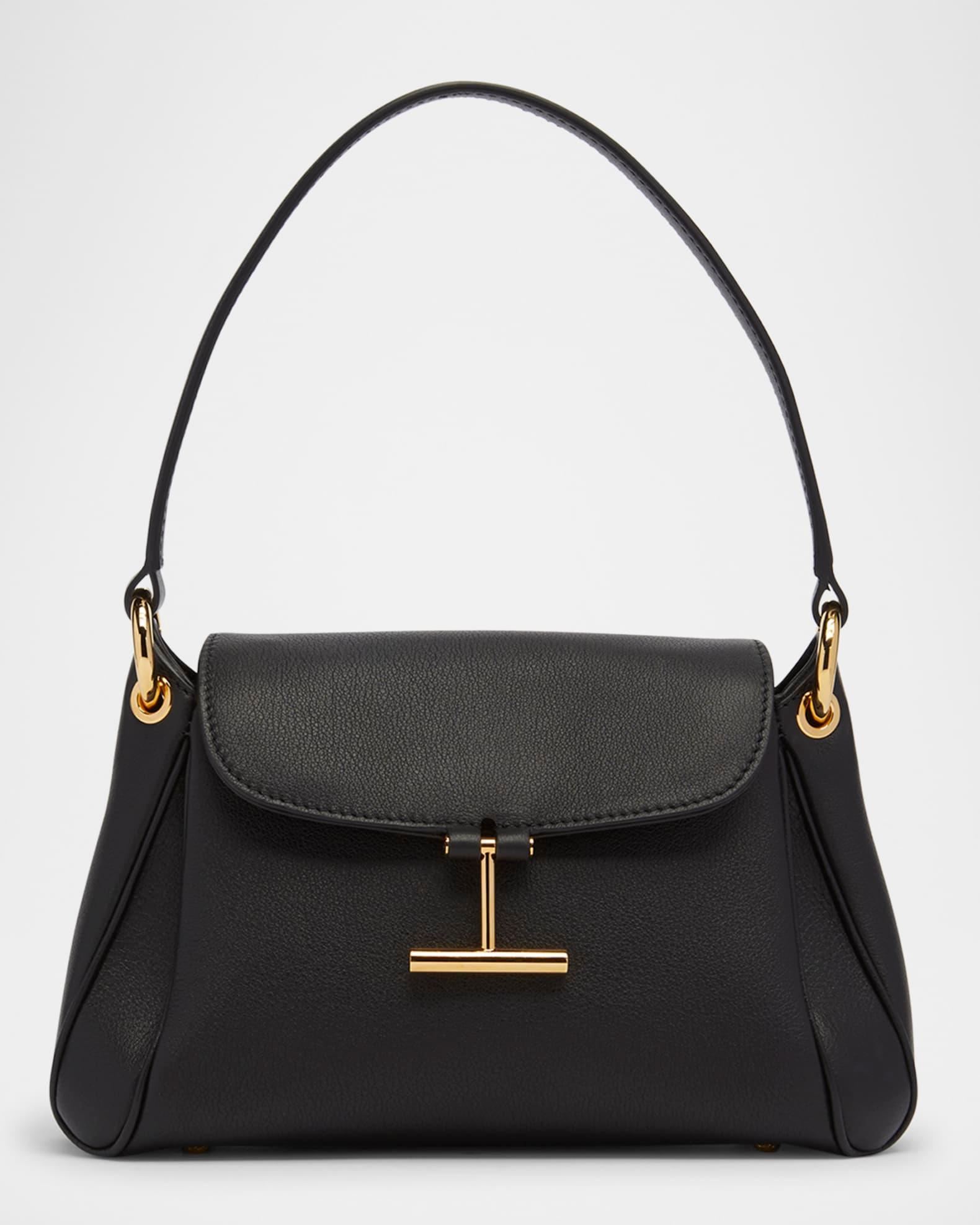 Tara Small Shoulder Bag in Grain Leather  Product Image