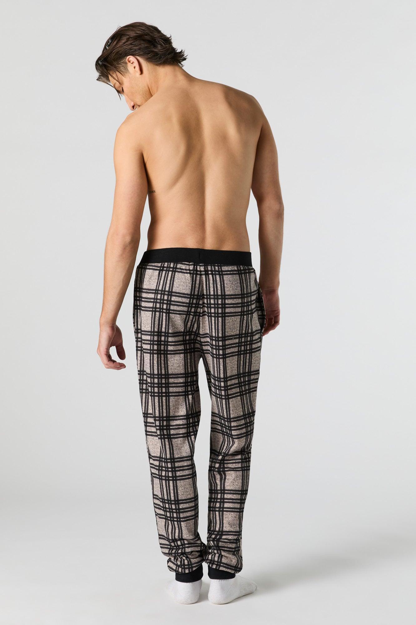 Plaid Pajama Jogger Male Product Image