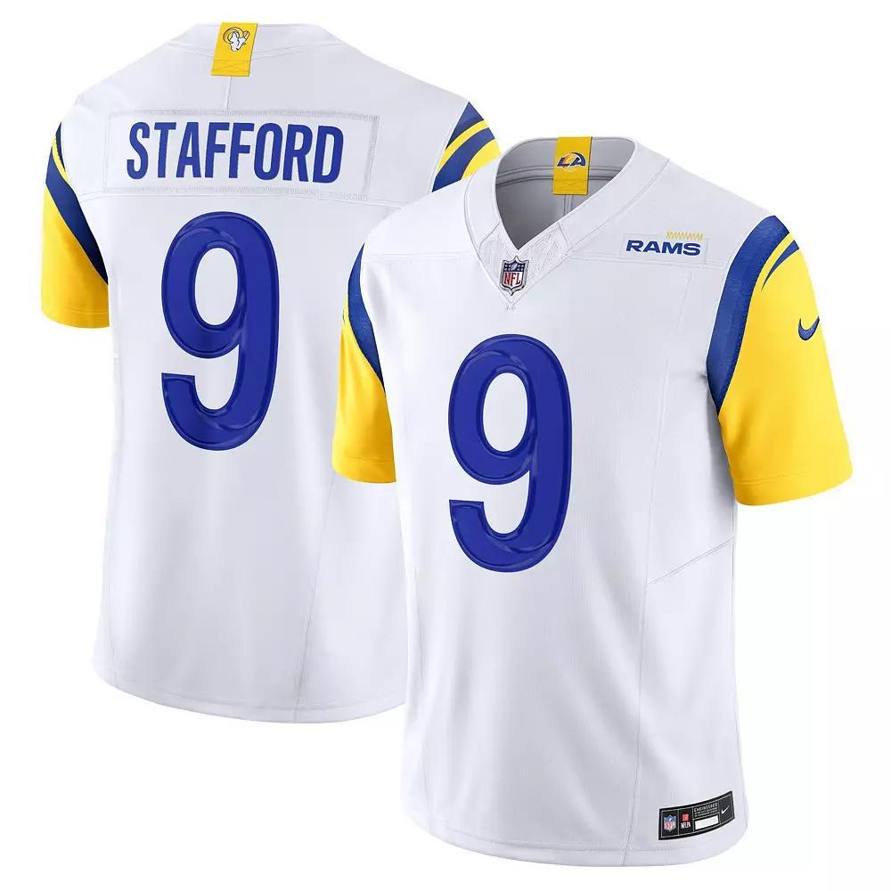 Men's Nike Matthew Stafford White Los Angeles Rams Vapor F.U.S.E. Limited  Jersey, Size: Large Product Image