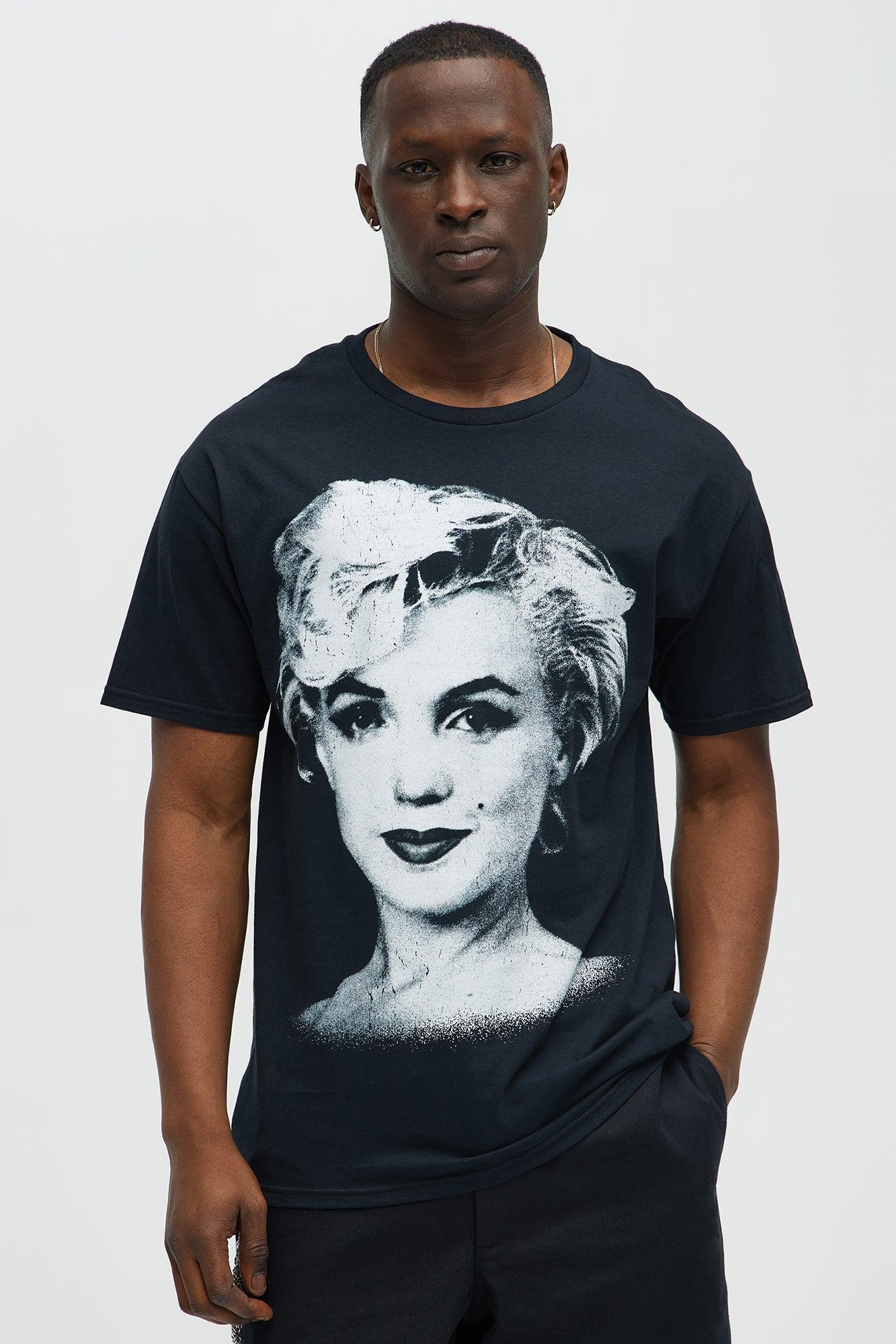 Marilyn Monroe Icon Short Sleeve Tee - Black Product Image