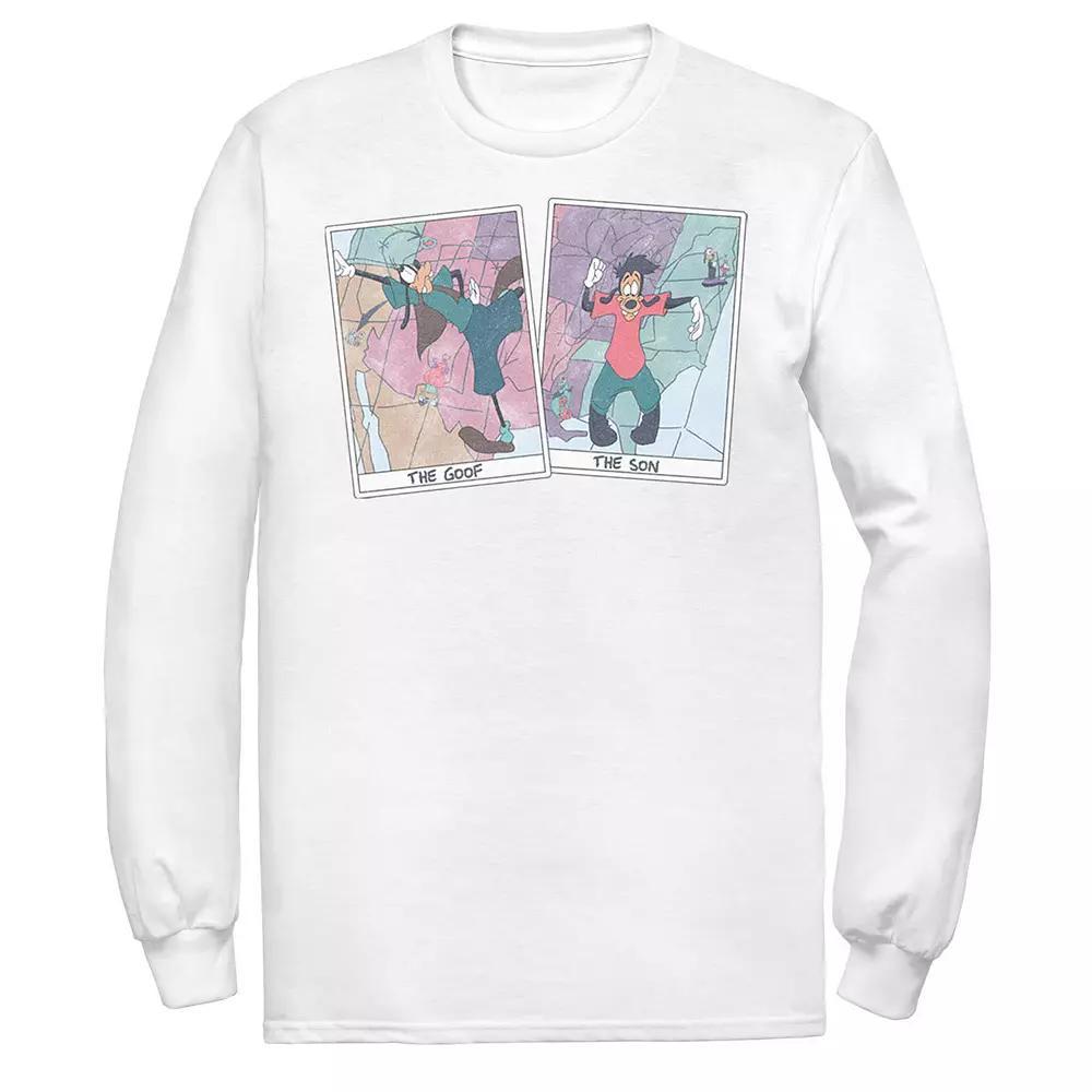 Men's Disney's A Goofy Movie Goof Son Cards Tee, Size: Large, White Product Image
