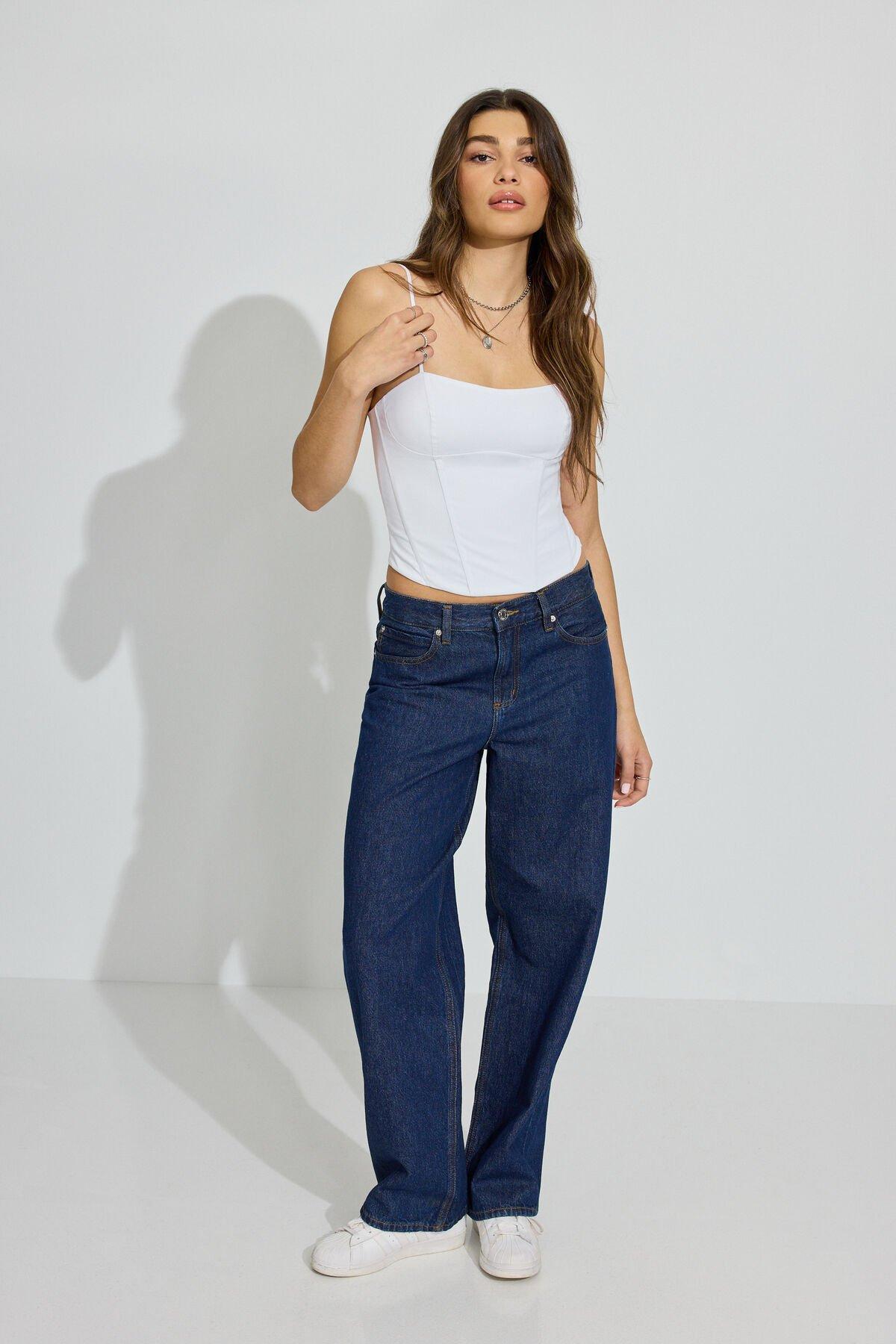 Lace Up Back Bustier Cami Top Product Image