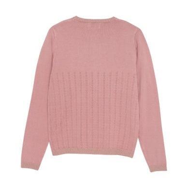 Creamie - Cardigan Pointelle Brandied Apricot Product Image
