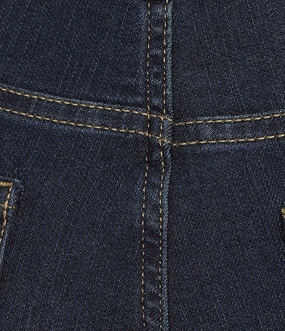 Code Bleu Plus Size Chelsea High Rise Denim Wash Straight Leg Jeans Product Image
