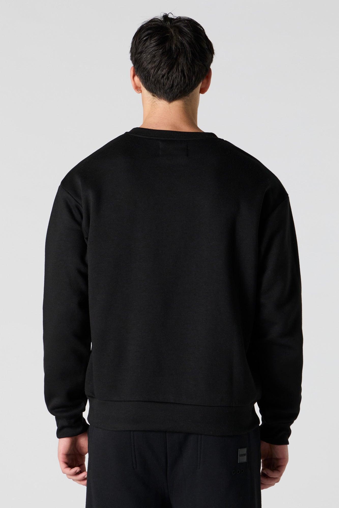 Solid Fleece Sweatshirt Male Product Image