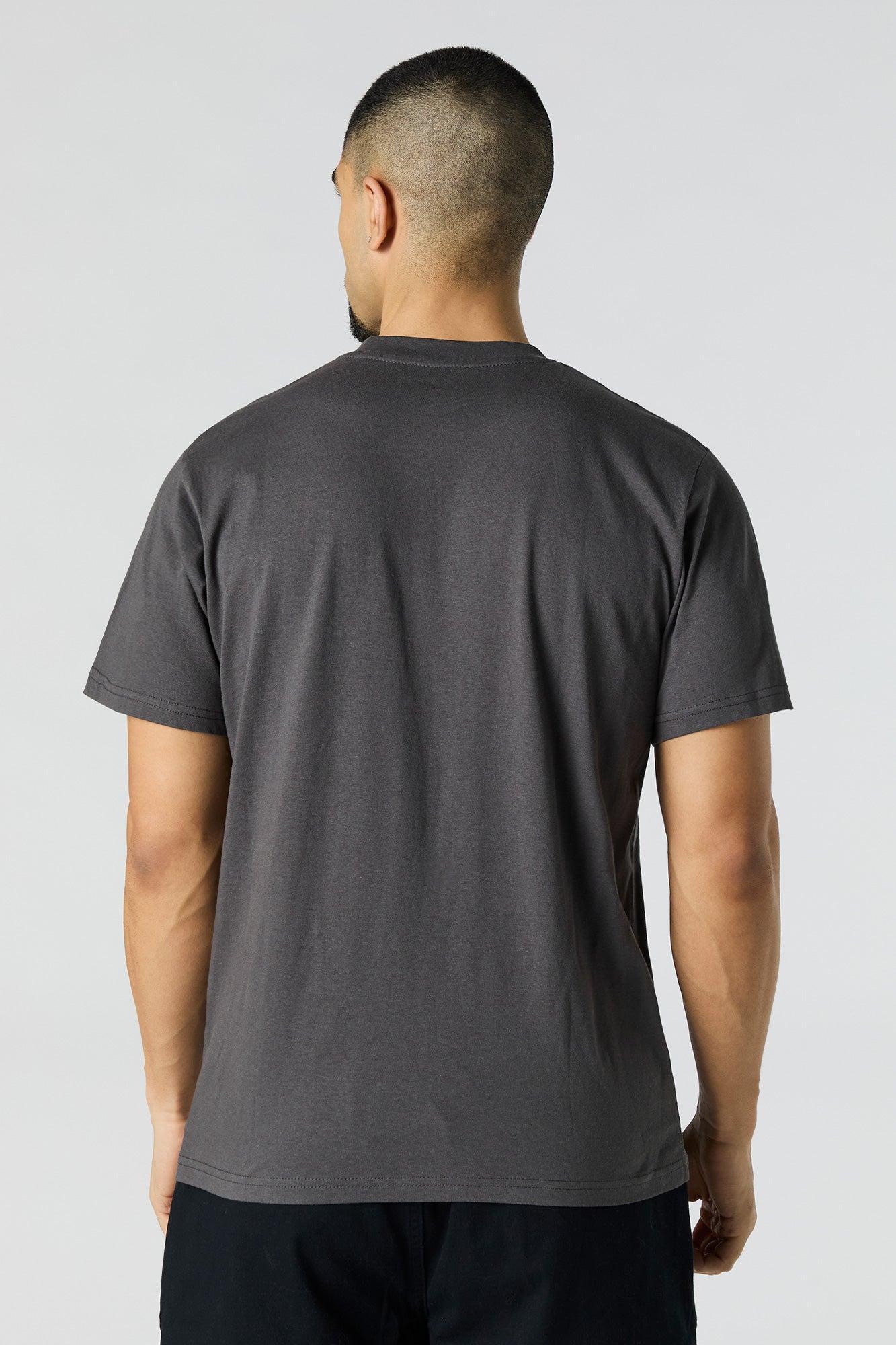 Embroidered T-Shirt Male Product Image