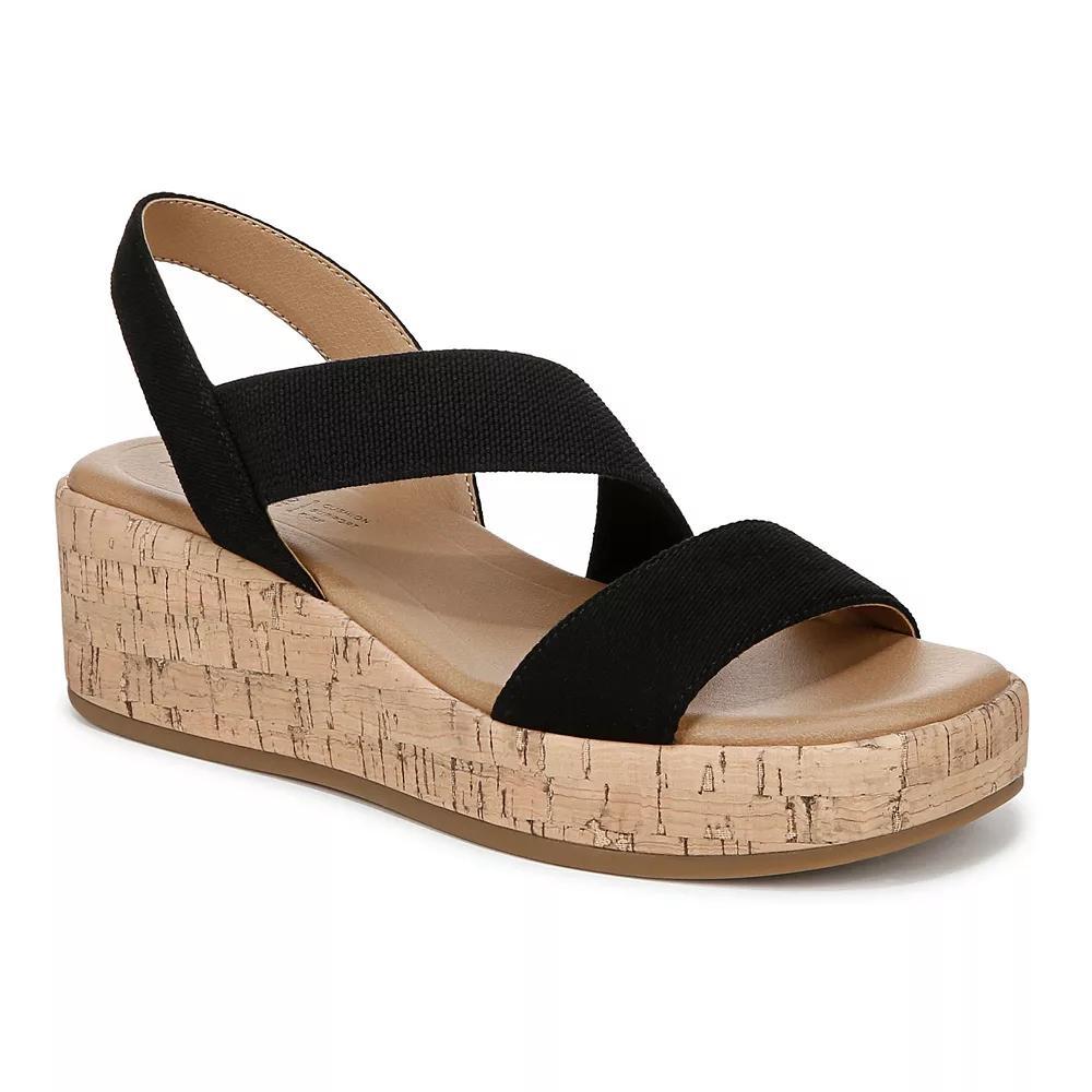 LifeStride Odette Women's Strappy Wedge Sandals, Size: 5.5 Medium, Black Product Image