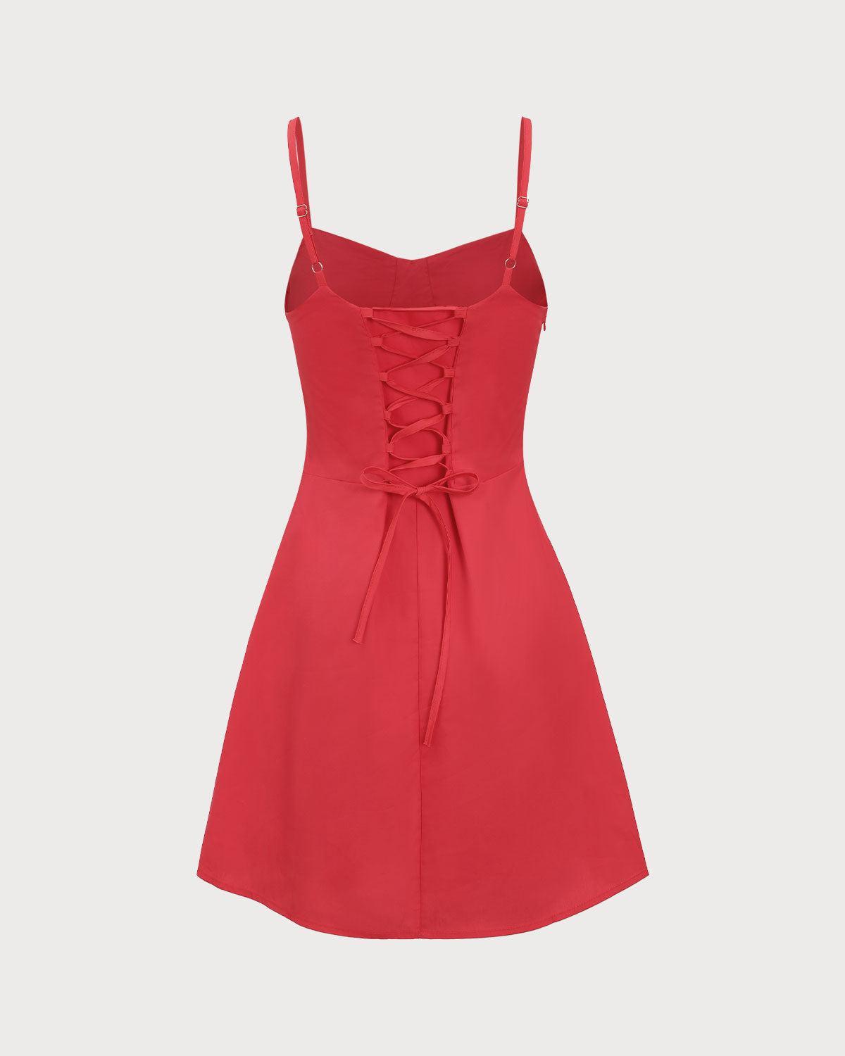 Black Ruched Slip Mini Dress Product Image