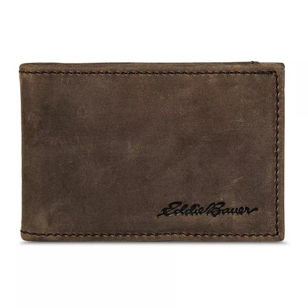 Men's Eddie Bauer Money Clip Bifold Embossed Wallet Product Image
