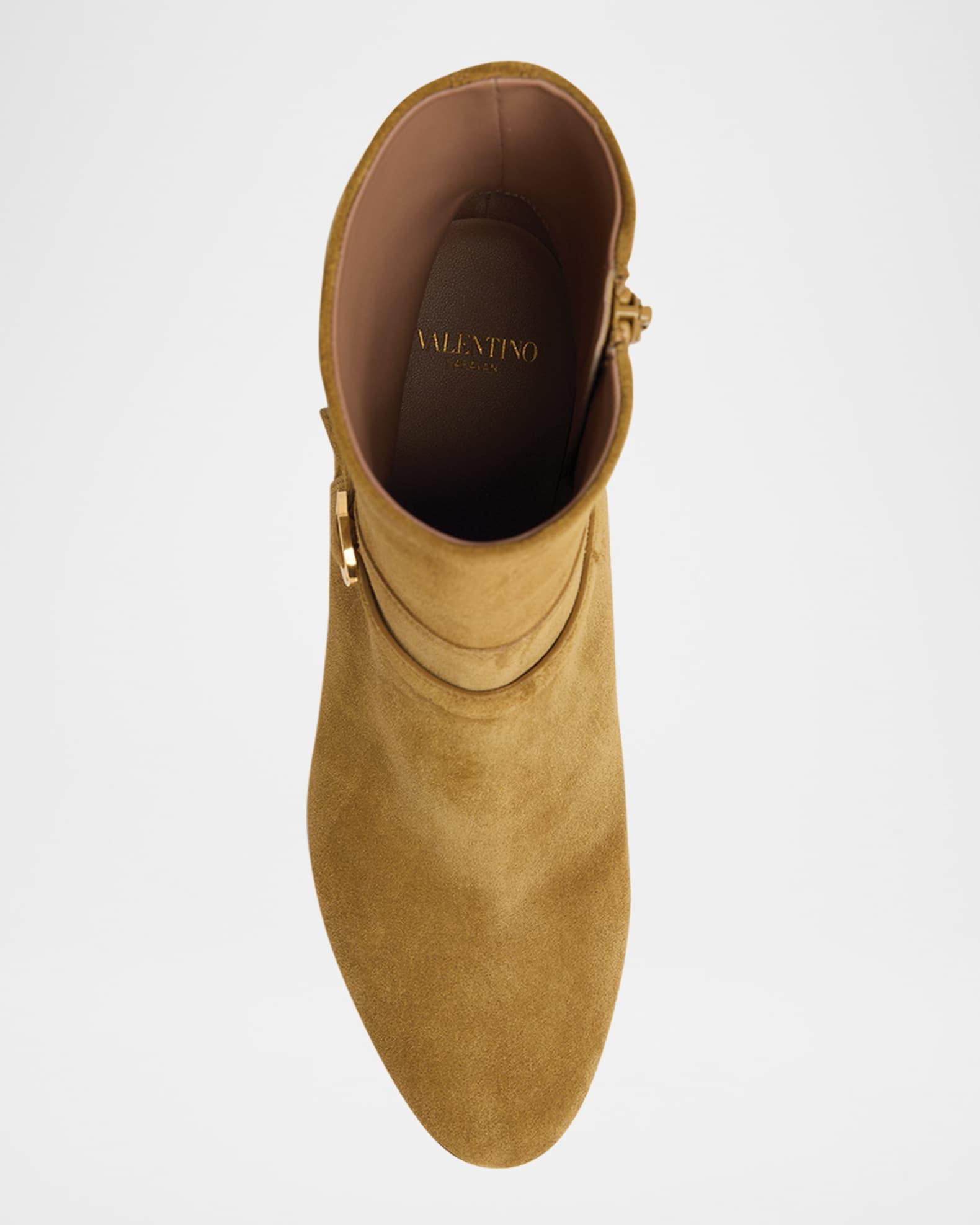 Pattie Suede Buckle Ankle Boots Product Image