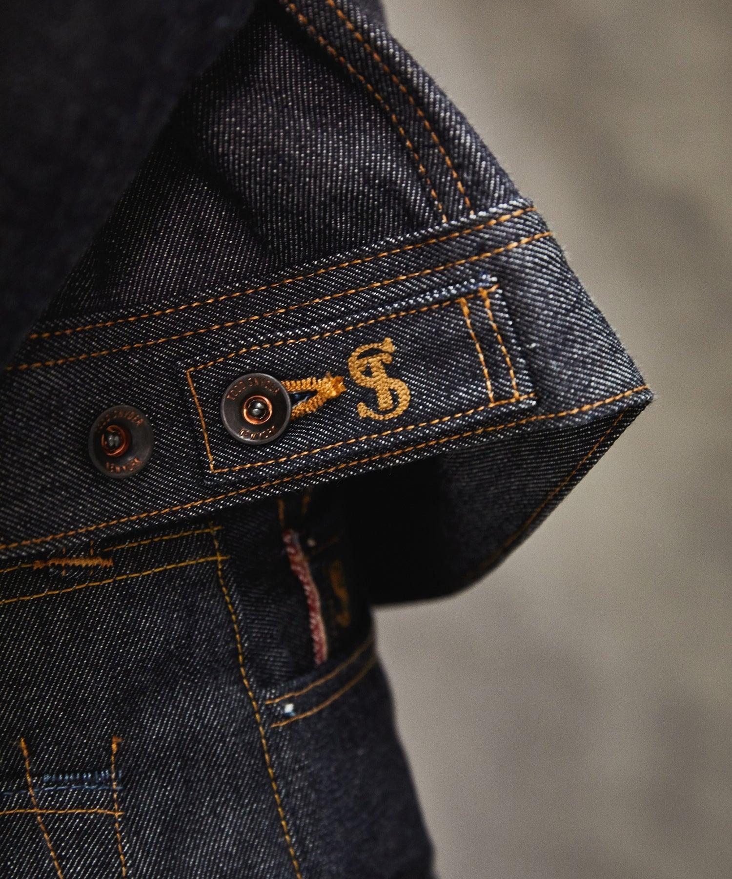 Made In USA Rigid Selvedge Denim Jacket in Indigo Product Image