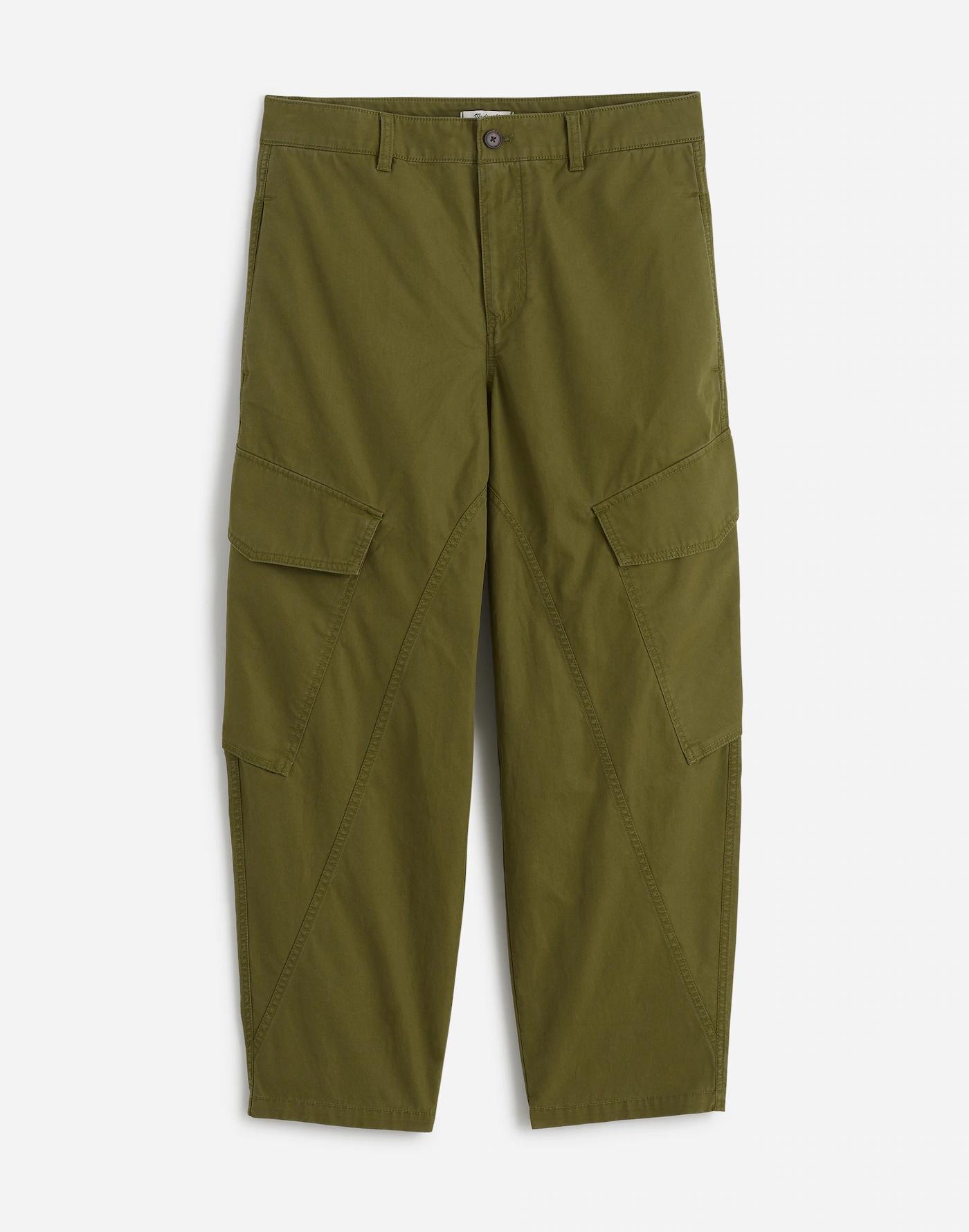 The Barrel-Leg Utility Pant in Garment-Dyed Twill Product Image