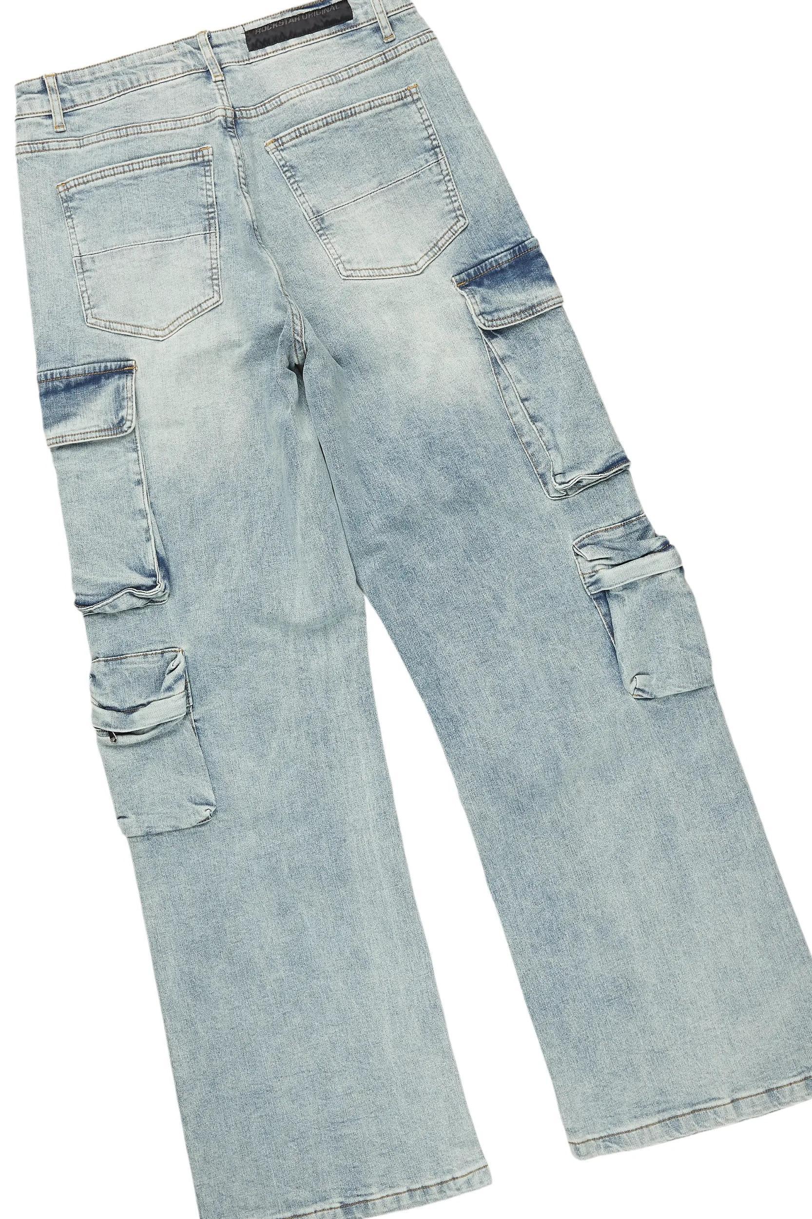 Deiter Black/Blue T-Shirt/Baggy Fit Jean Bundle Male Product Image