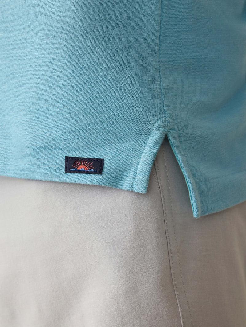 Sunwashed T-Shirt Polo - Teal Sea Product Image