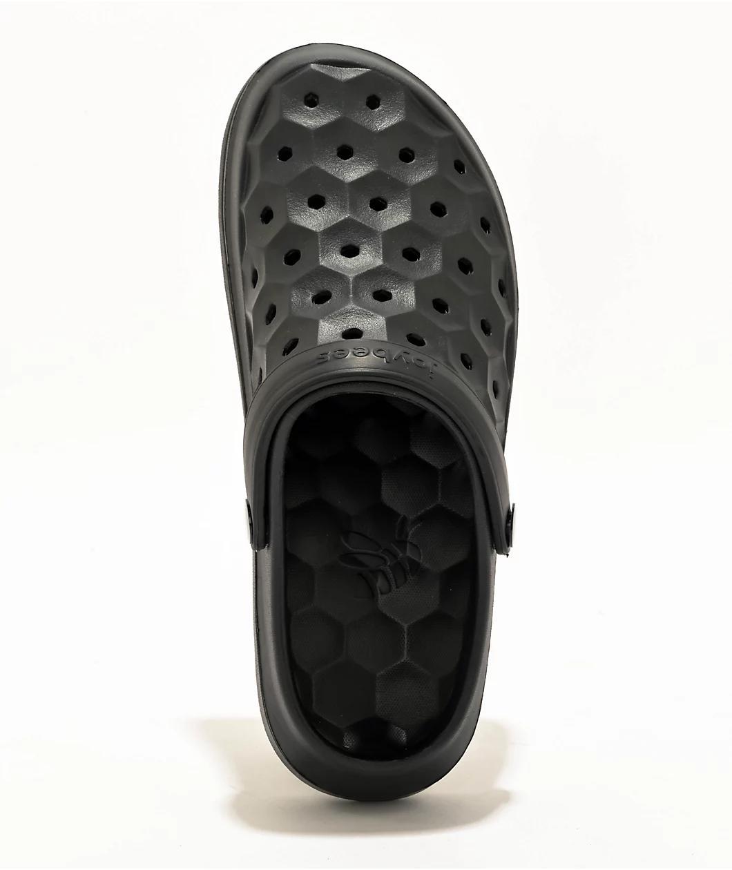 Joybees Varsity Clog Black Sandals Product Image