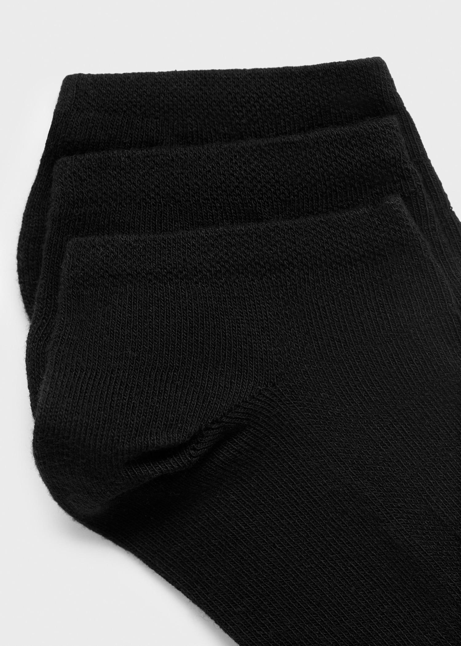 Pack of 3 cotton socks - Men | MANGO USA Product Image