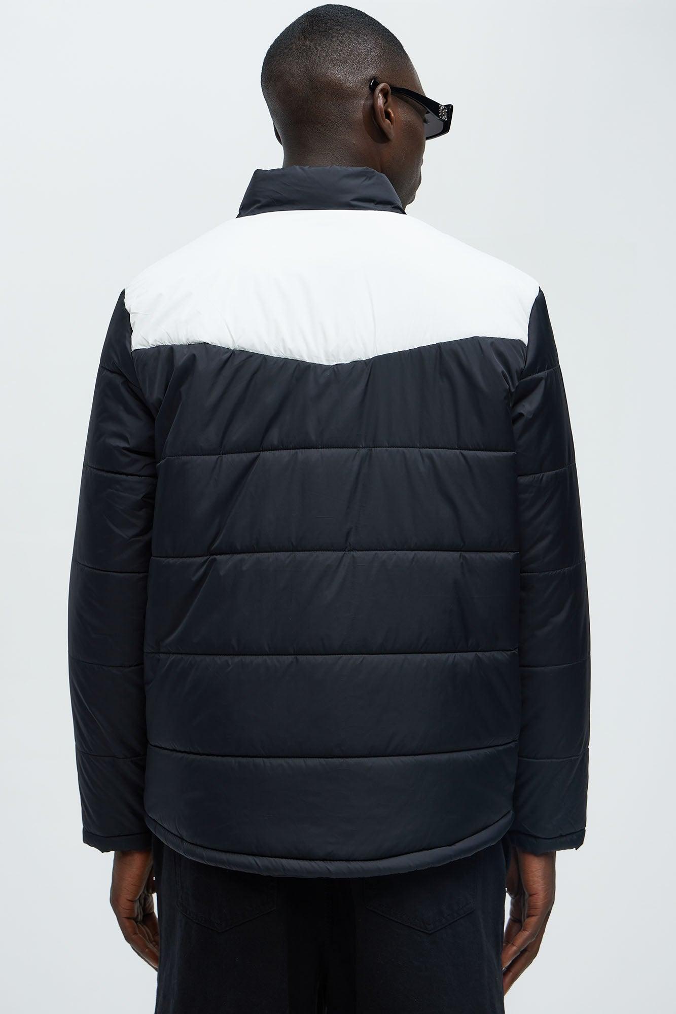 Trent Puffer Jacket - White Product Image