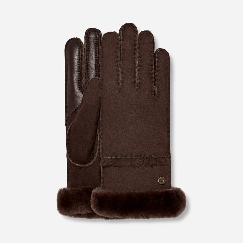 Womens Seamed Sheepskin Tech Gloves Product Image