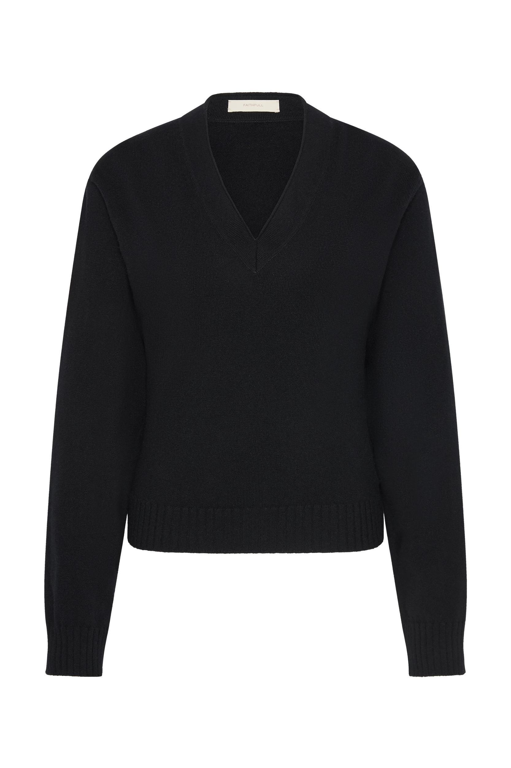 Frederikke Cashmere Sweater Black Product Image