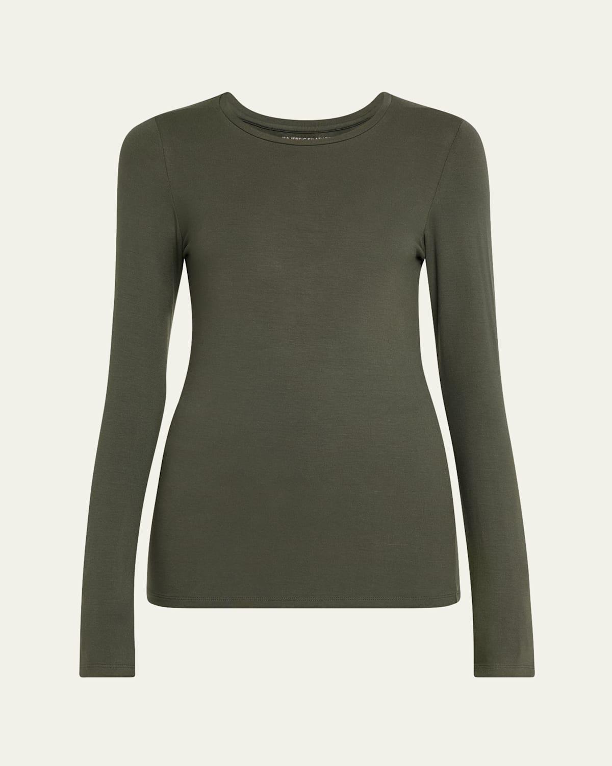 Majestic Filatures Crewneck Long Sleeve Tee Product Image
