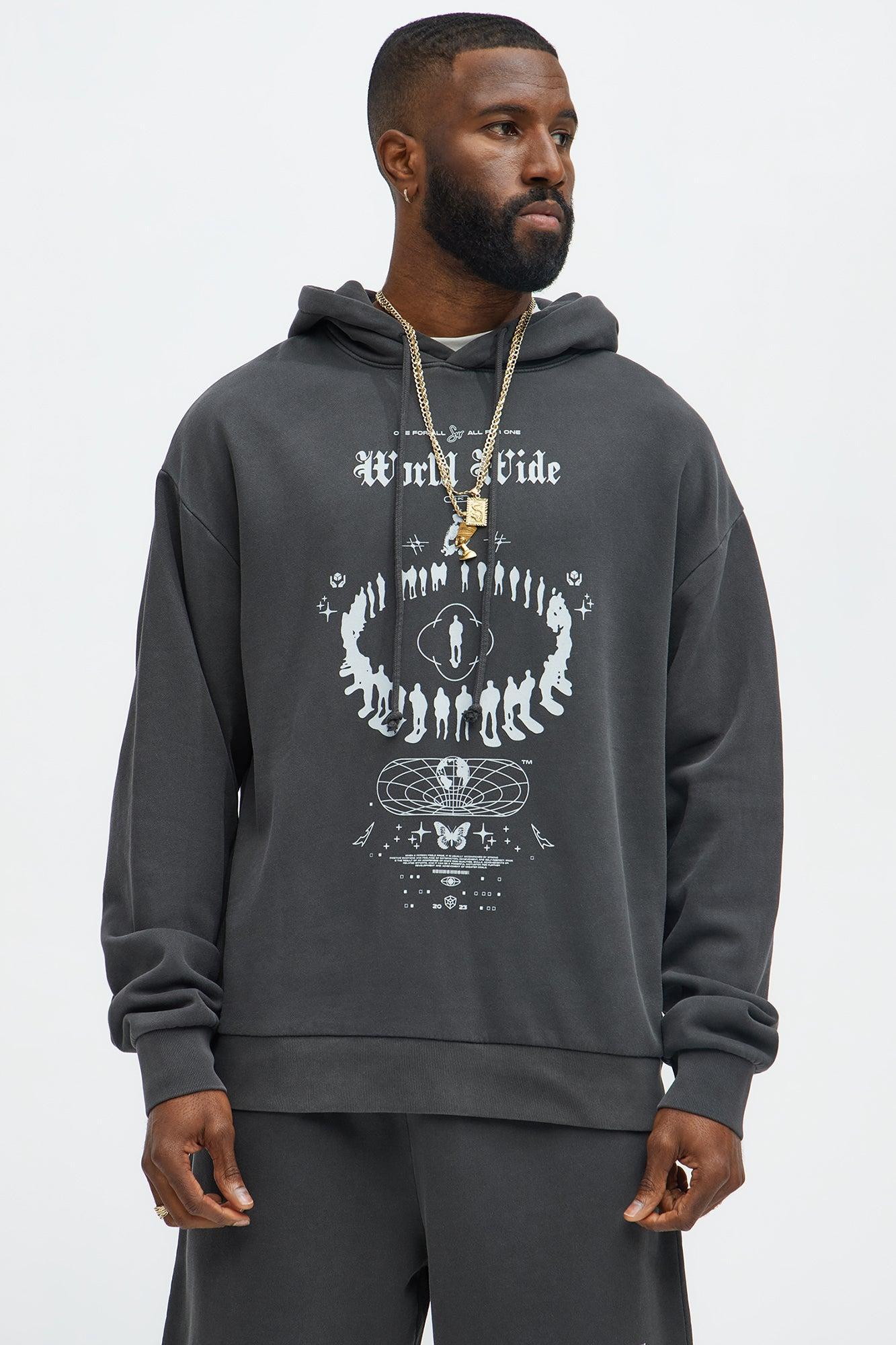 Worldwide Projection Hoodie - Black Product Image