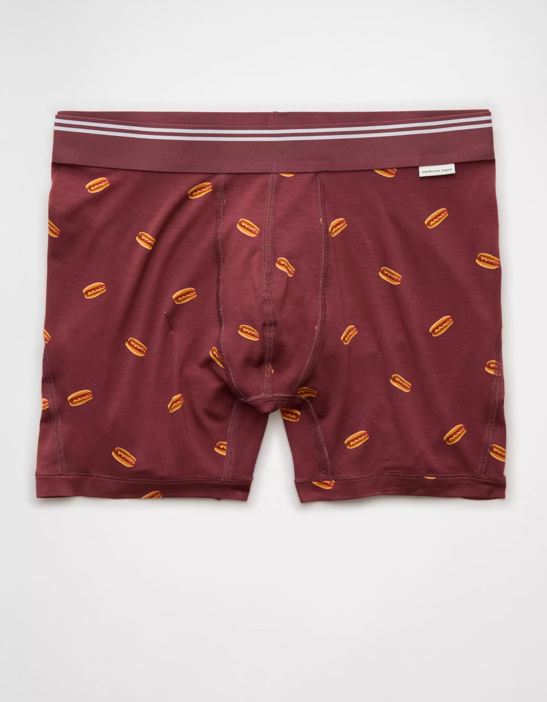 AEO Men's Palm Trees 4.5" Ultra Soft Boxer Brief Product Image