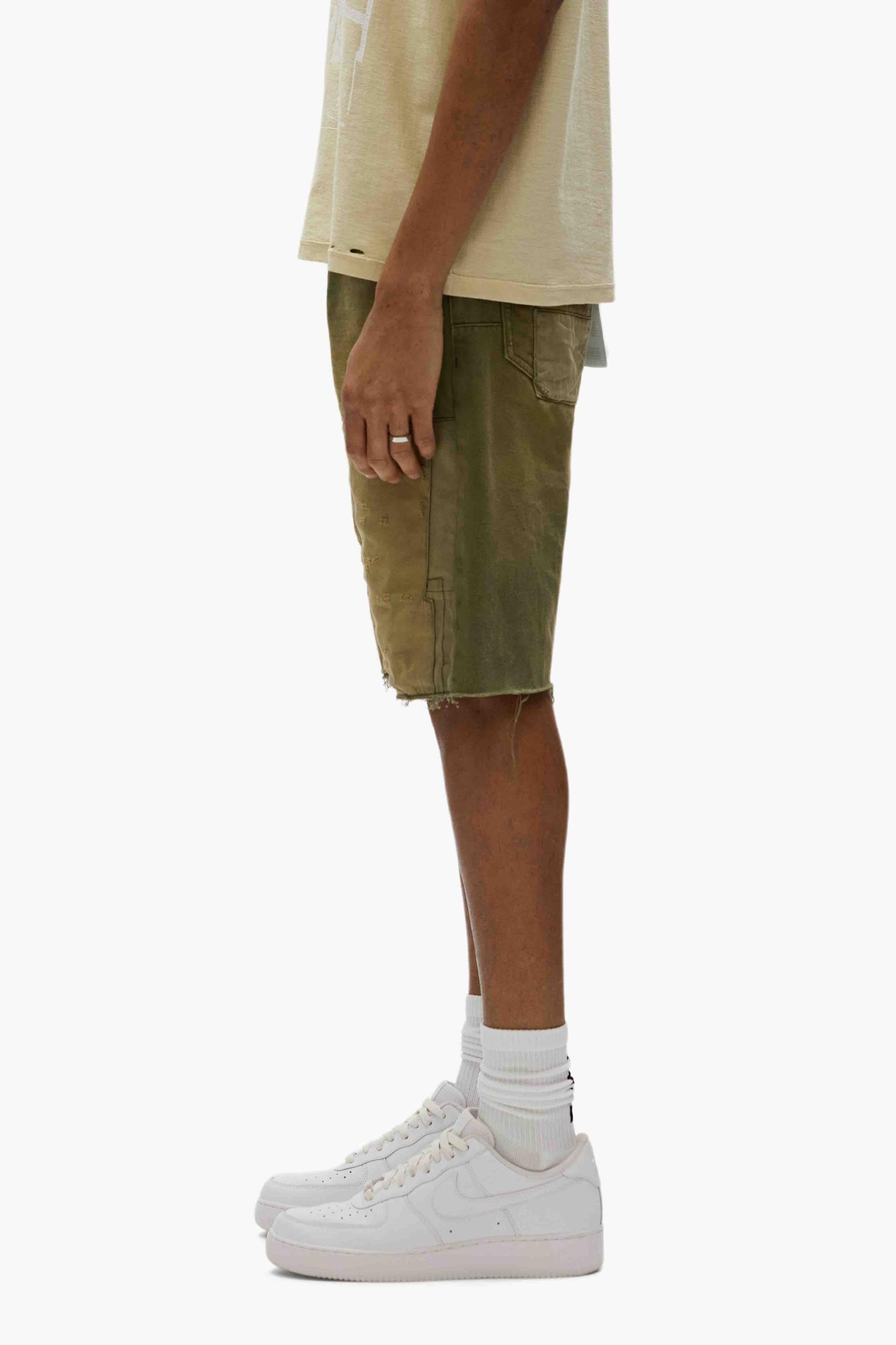 P059 Patchwork Shorts Male Product Image