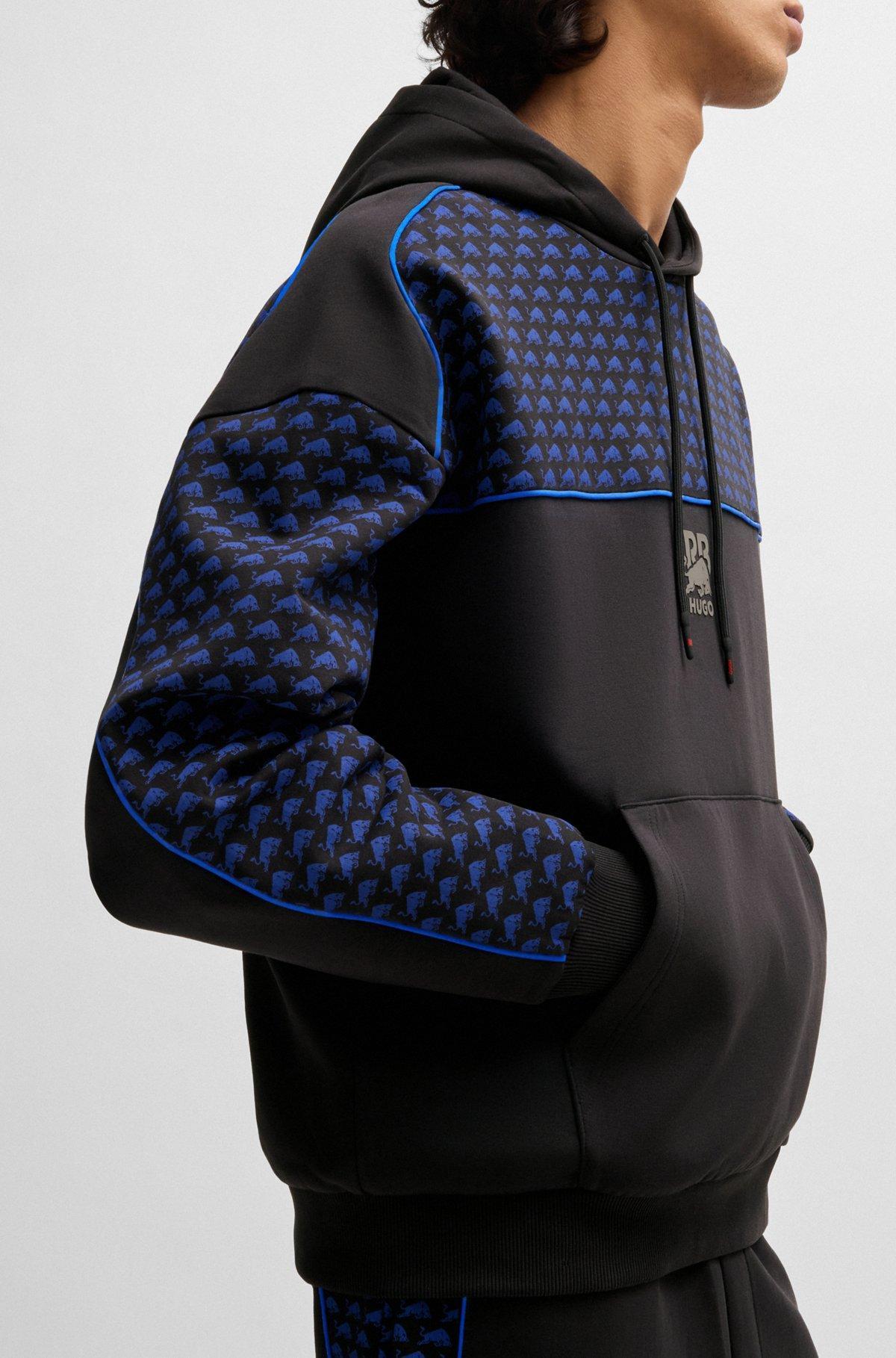 HUGO x RB hoodie with piping details Product Image