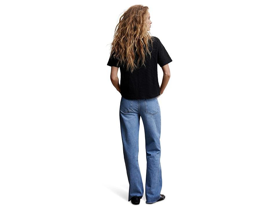 MANGO Lotus T-Shirt Women's Clothing Product Image