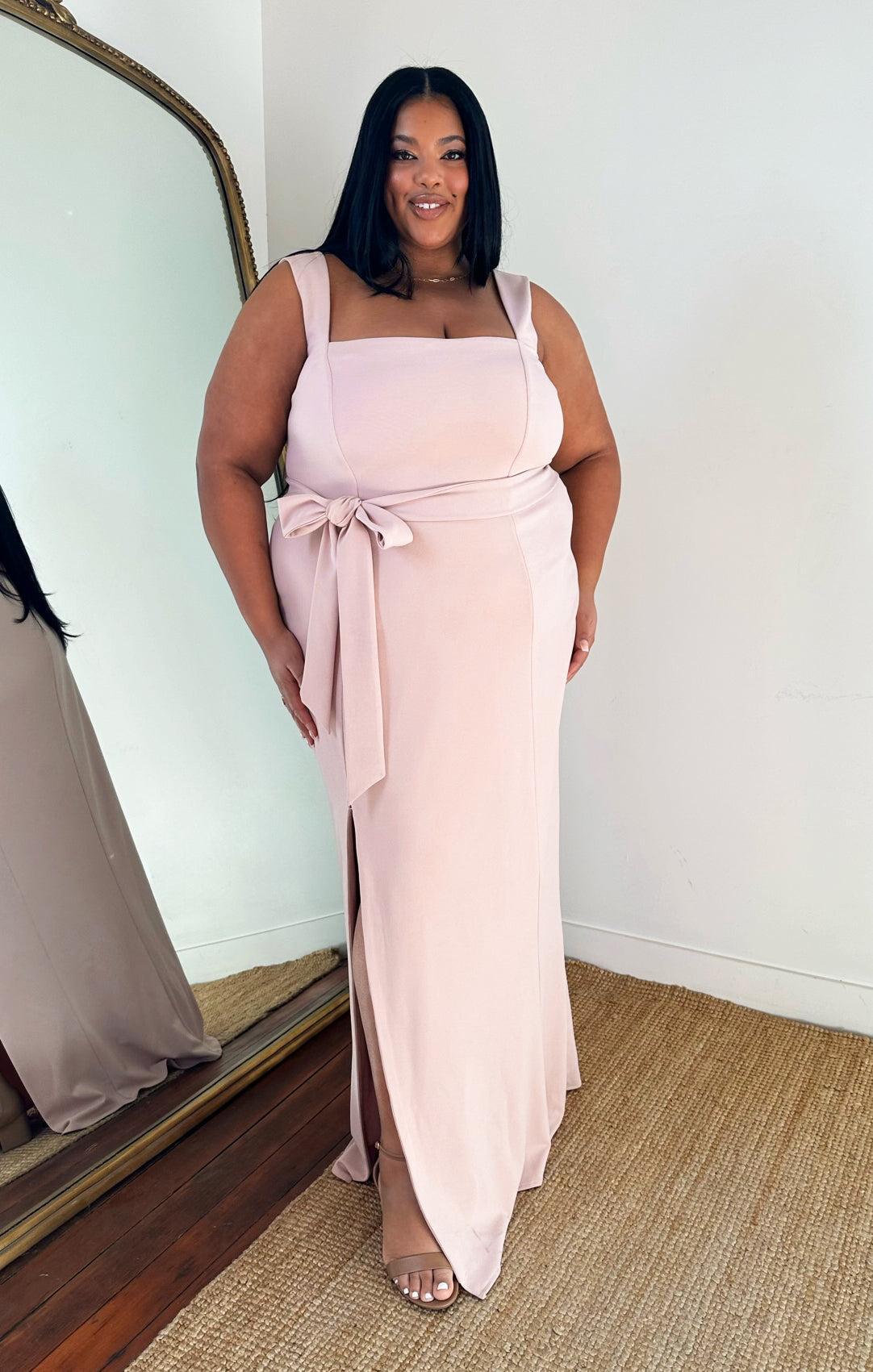 Paris Gown ~ Dusty Blush Stretch Product Image