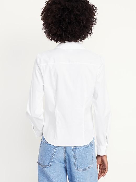 Slim Button-Down Shirt Product Image