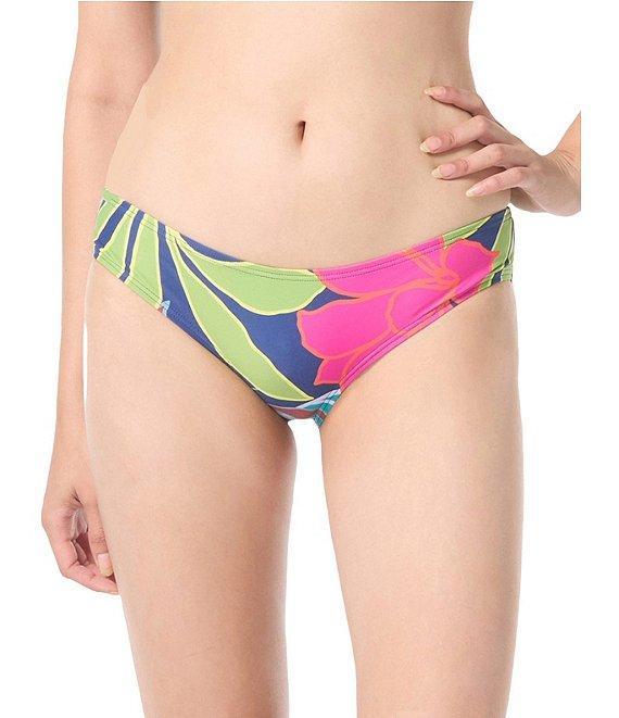 Vince Camuto Fiji Floral Shirred Back Hipster Swim Bottom Product Image