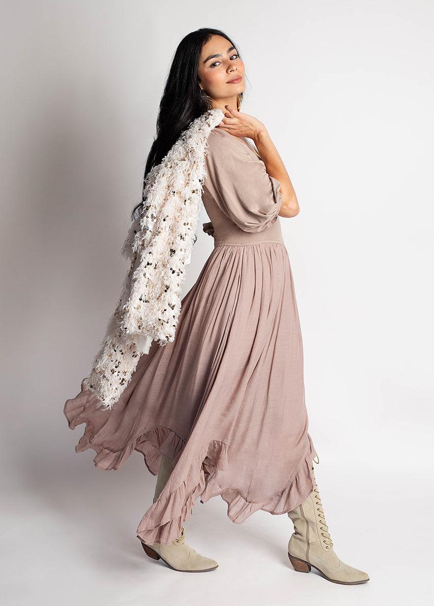 Kamina Dress in Doe Product Image
