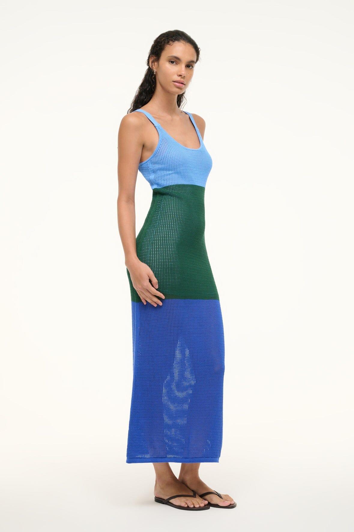 JESSICA MAXI DRESS | DEEP SEA JUNGLE SKY Product Image