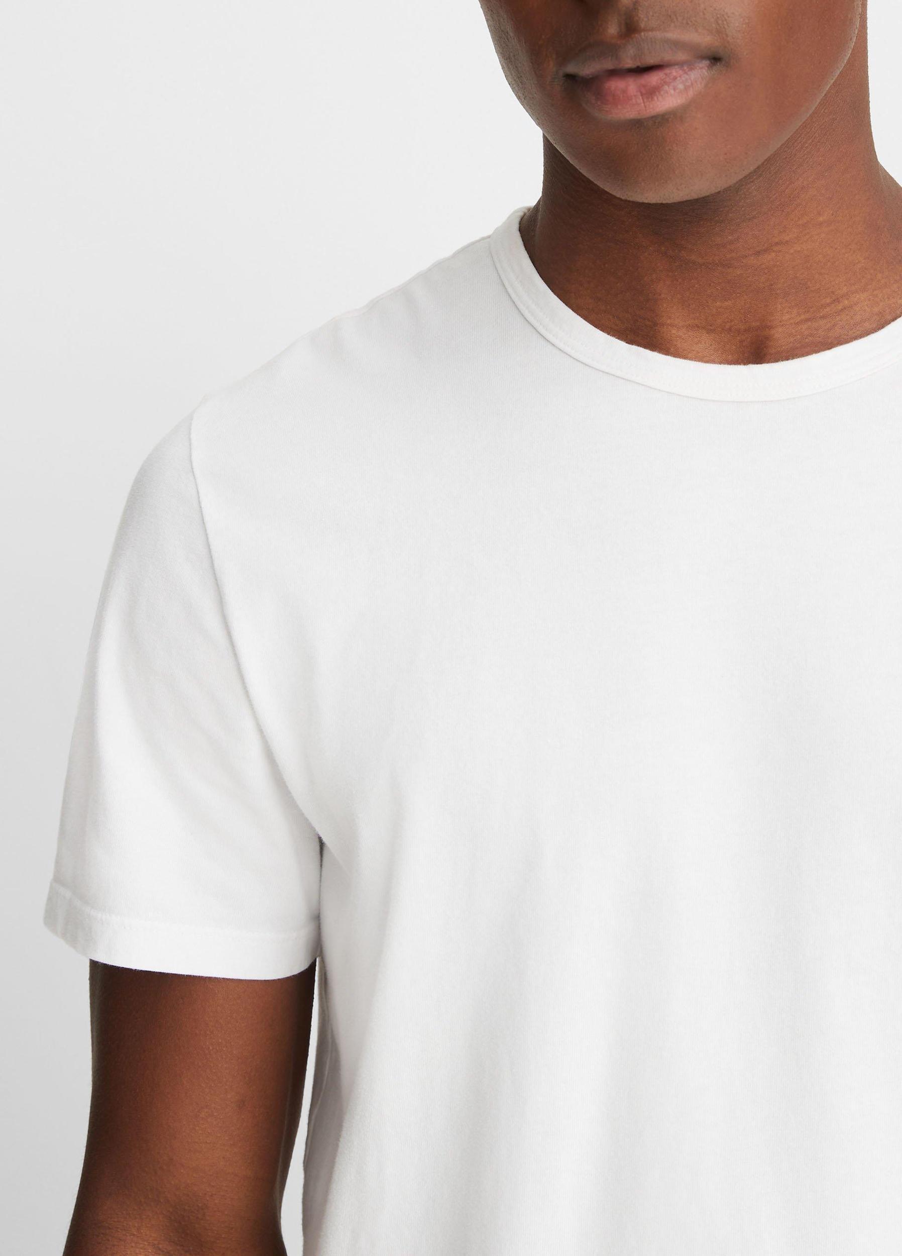 Mens Garment Dye Cotton T-Shirt Vince Product Image