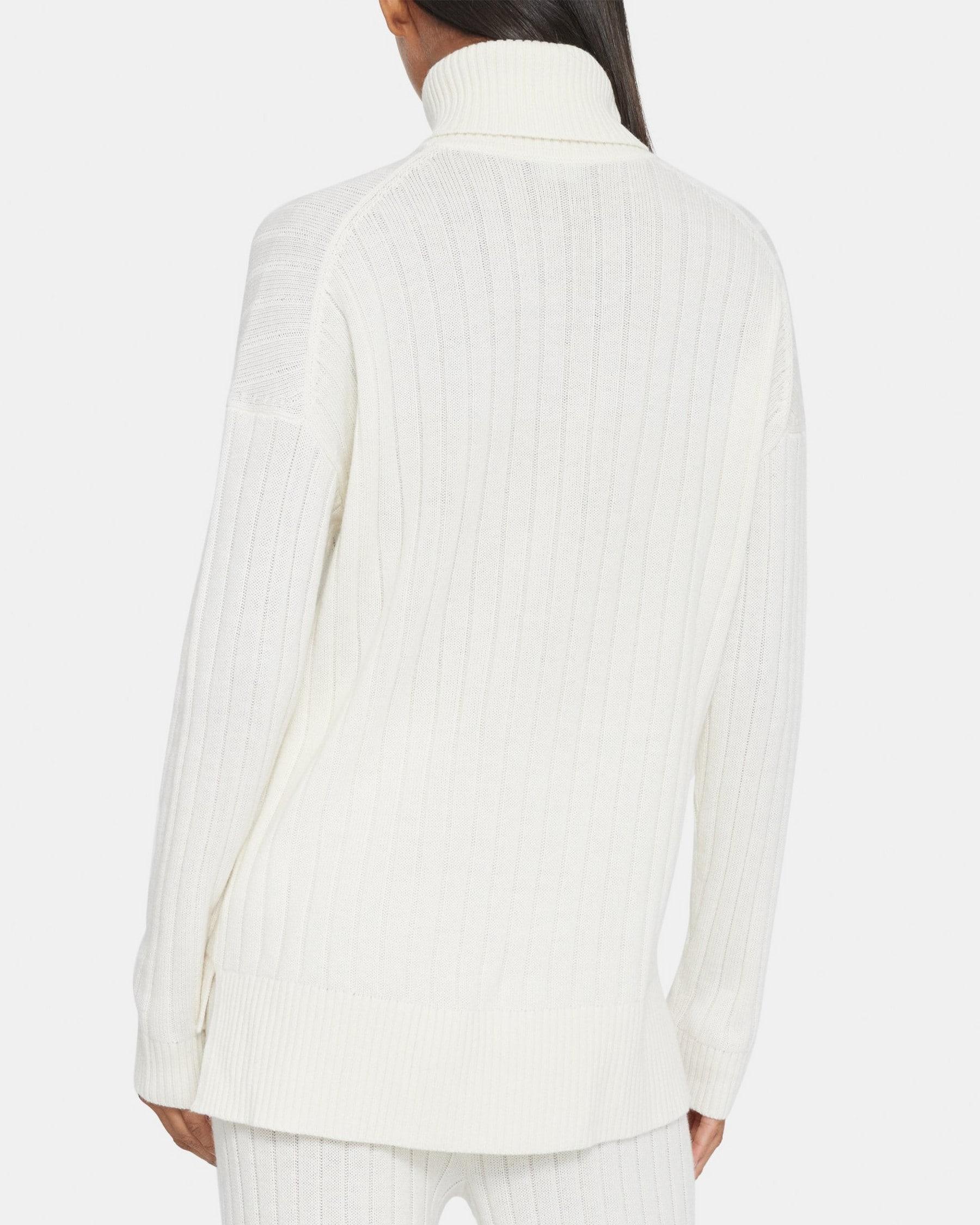Ribbed Turtleneck in Wool-Cashmere Product Image
