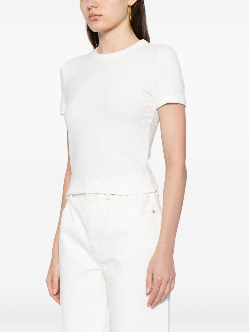 logo-jacquard knitted top Product Image