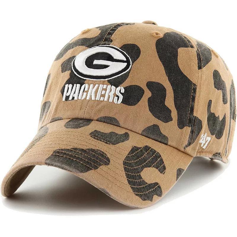 Womens 47 Tan Green Bay Packers Rosette Clean Up Adjustable Hat Product Image
