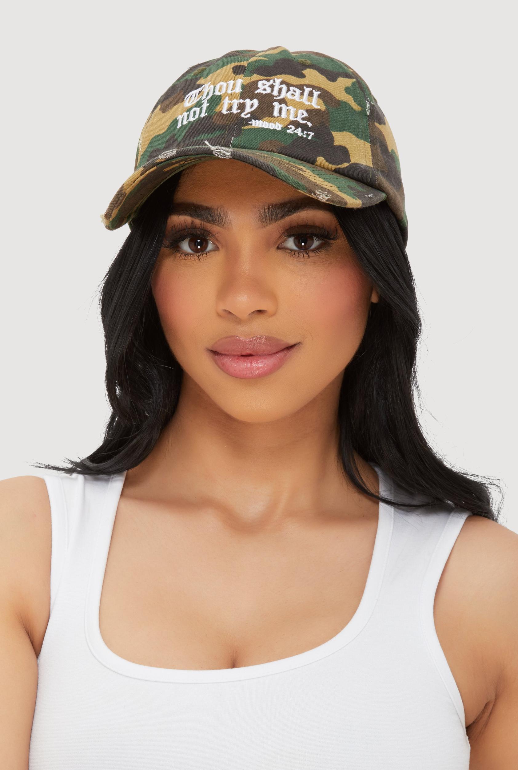 Thou Shall Not Try Me Baseball Cap Female Product Image