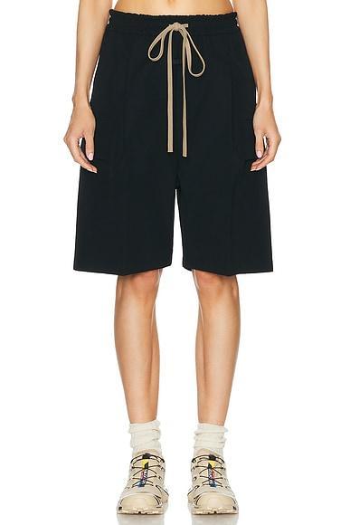 Wool Cotton Cargo Short Product Image