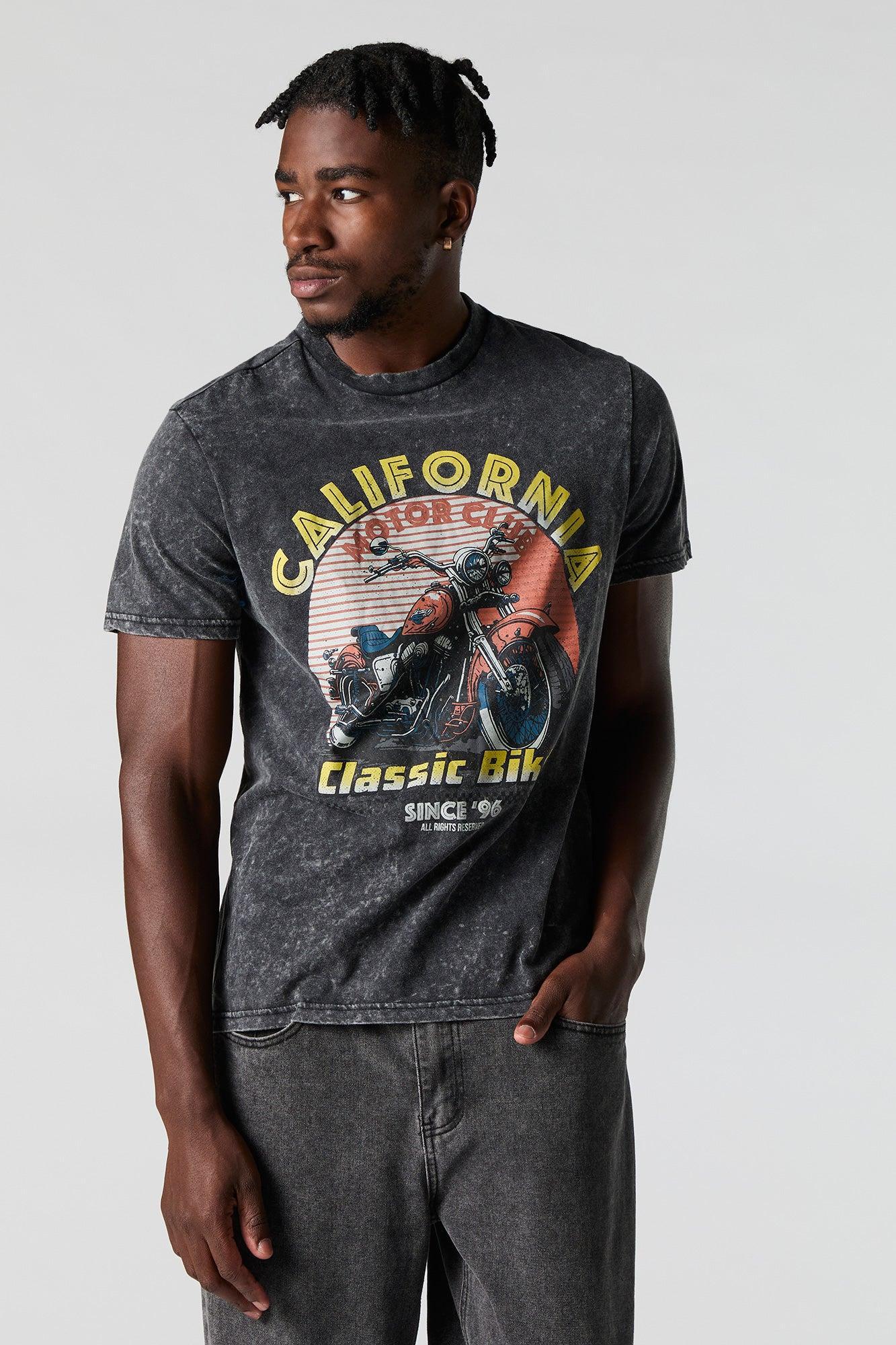 Cali Motor Club Graphic Washed T-Shirt Male Product Image