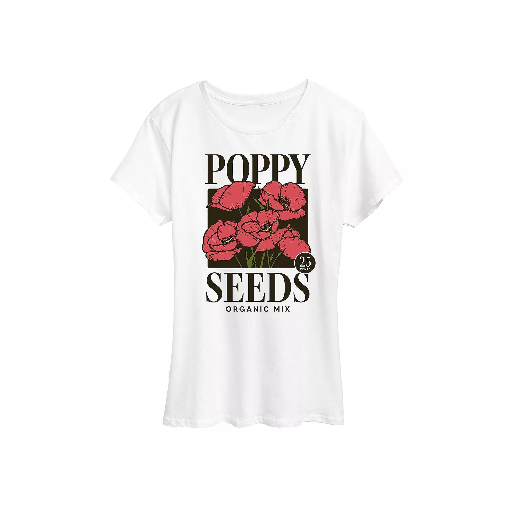 Womens Poppy Seed Packet Graphic Tee Product Image