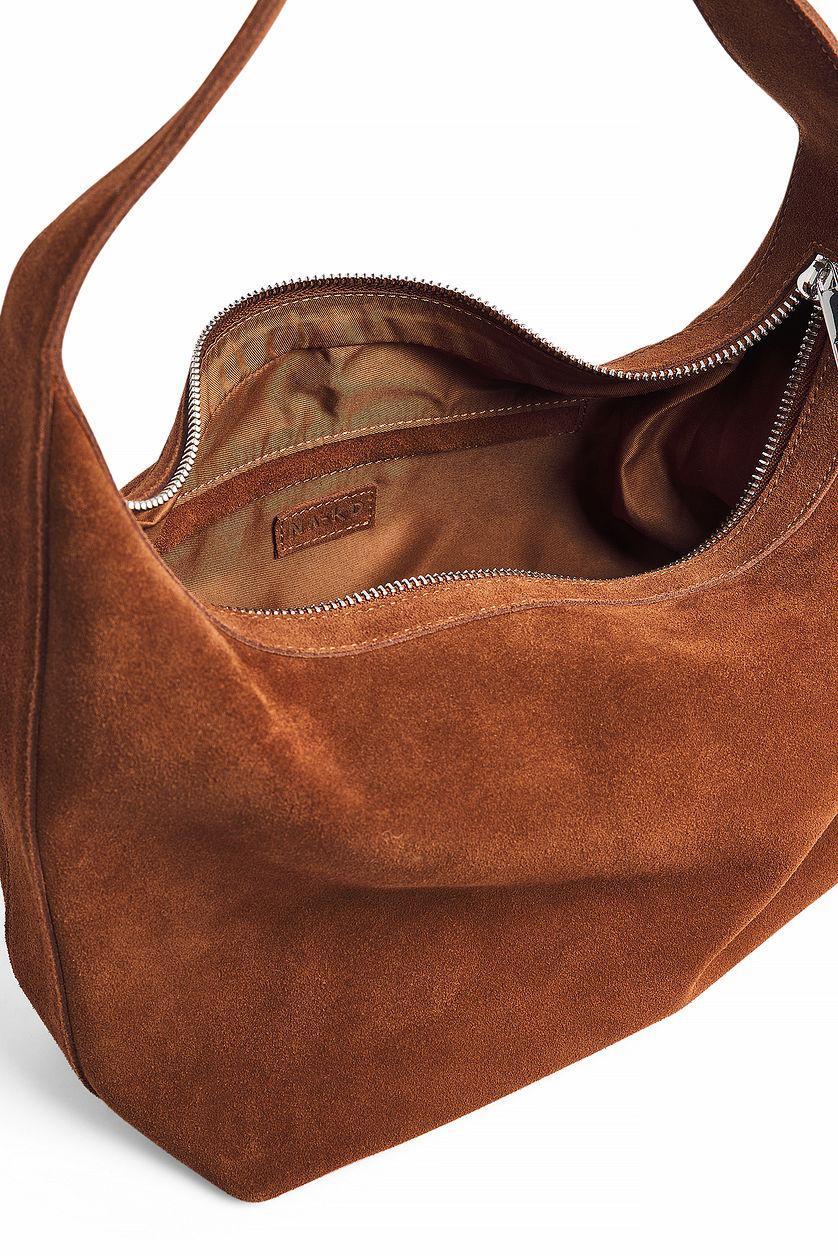 Boxy Suede Shoulder Bag Product Image
