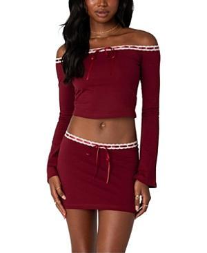 Womens Seline Ribbon Trim Top Product Image