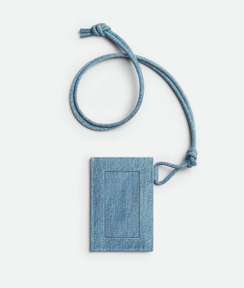 Men's Cassette Badge Holder in Blue melange/ice Product Image